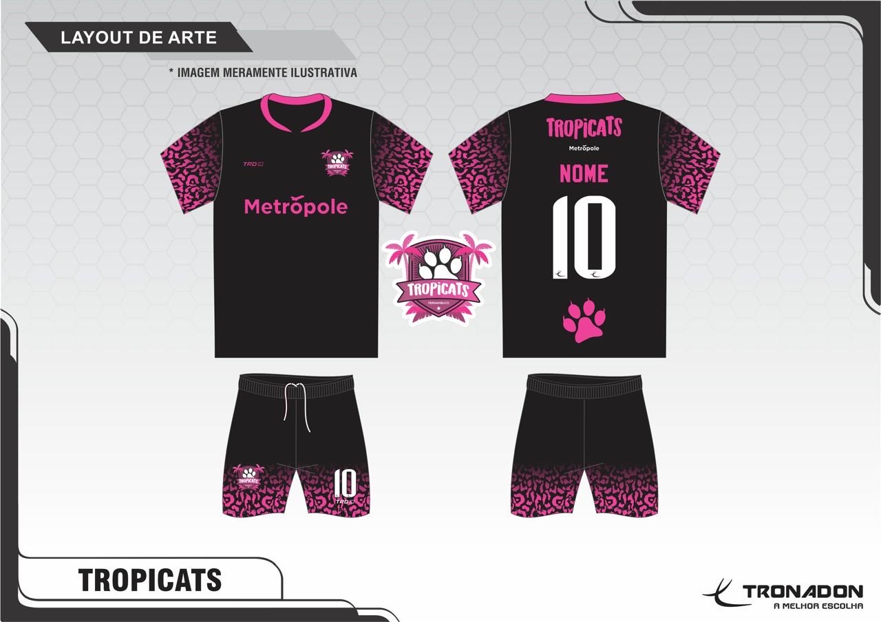 Modelo do uniforme - Preto